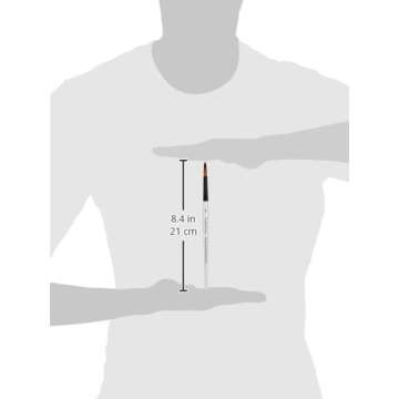 Daler-Rowney Simply Simmons Paintbrush, Size 8, White