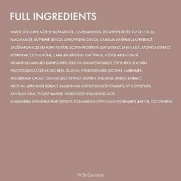 leegeehaam Dr.Ceuracle Vegan Kombucha Tea Gel Cream (75g / 2.64 oz) - Hydrating, Nourishing Korean Skincare with Vegan Fermented Black Tea Complex