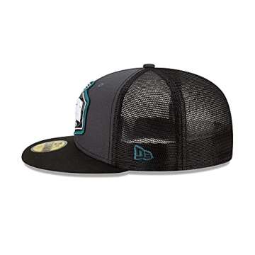 New Era Men's Graphite/Black Philadelphia Eagles 2021 NFL Draft On-Stage 59FIFTY Fitted Hat