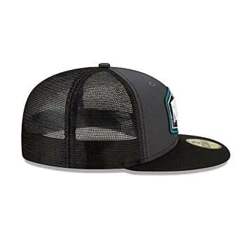 New Era Men's Graphite/Black Philadelphia Eagles 2021 NFL Draft On-Stage 59FIFTY Fitted Hat