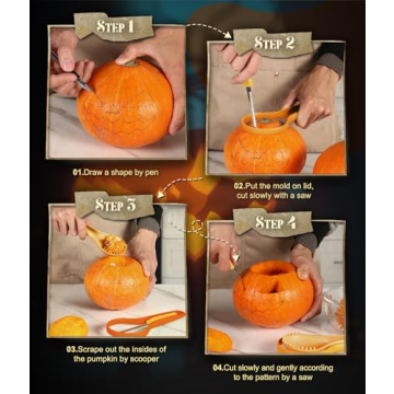 Zuacs Halloween Pumpkin Carving Kit - 2024