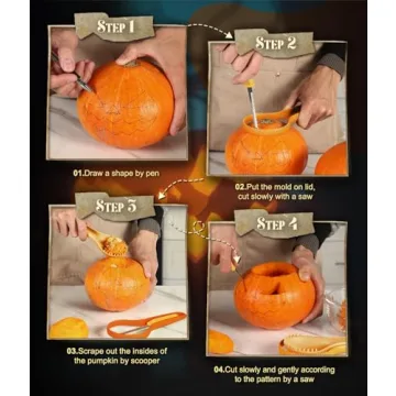 Zuacs Halloween Pumpkin Carving Kit - 2024