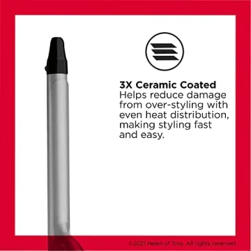 Revlon Triple Ceramic Curling Iron for Smooth Curls