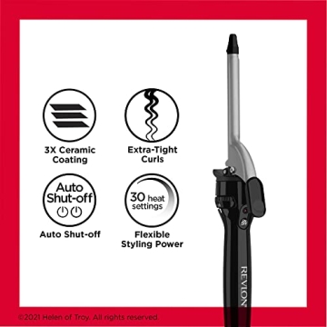 Revlon Triple Ceramic Curling Iron for Smooth Curls