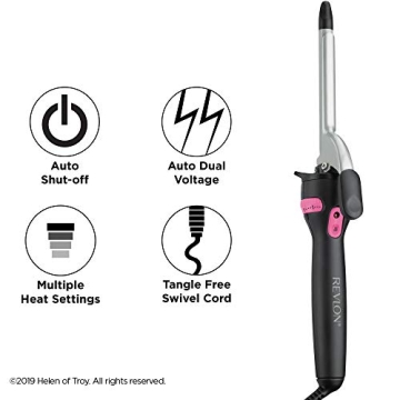 Revlon Triple Ceramic Curling Iron for Smooth Curls
