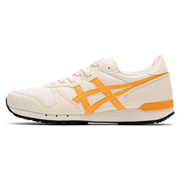 Onitsuka Tiger Unisex Alvarado Shoes, Cream/Citrus, 10.5