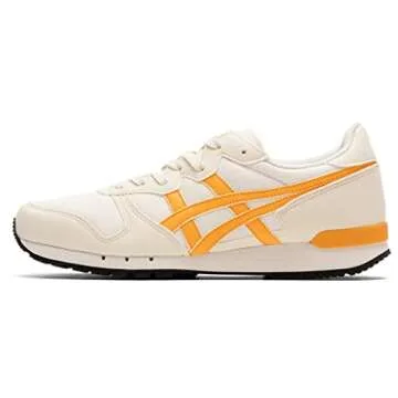 Onitsuka Tiger Unisex Alvarado Shoes, Cream/Citrus, 10.5
