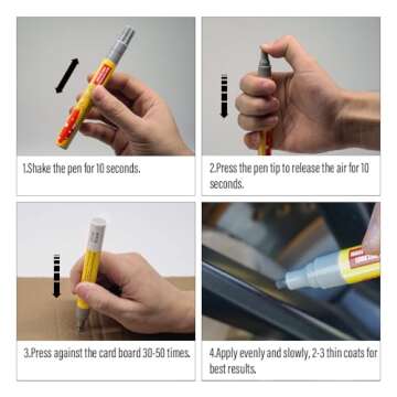 SMAPHY Wheel Scratch Repair Kit for Black Rims