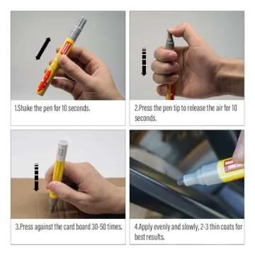 SMAPHY Wheel Scratch Repair Kit for Black Rims