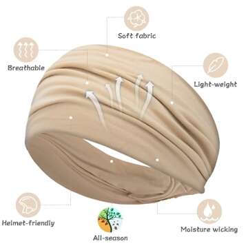 S&N Remille Wide Headbands for Women - Stylish & Comfortable Hair Accessories