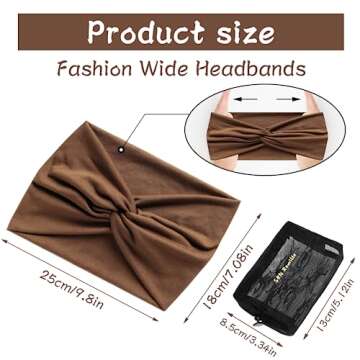 S&N Remille Wide Headbands - Stylish Comfort for Women