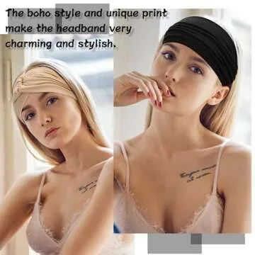 S&N Remille Wide Headbands - Stylish Comfort for Women