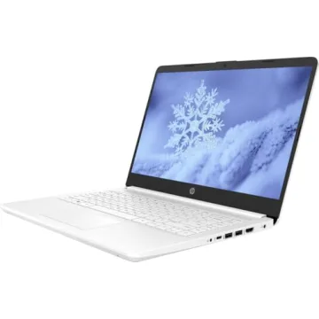 HP 14" LED Business Laptop Computer, 16GB RAM 320GB Storage (64GB eMMC+256GB SD Card), Intel Quad-Core N4120, Windows 11 S Laptop with 1-Year Microsoft Office 365, PLUSERA Earphones, White