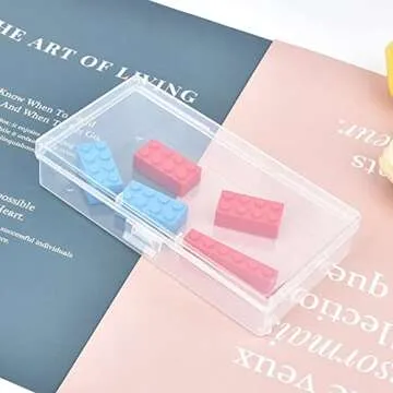 Thintinick Clear Storage Containers - 12 Pack for Crafts