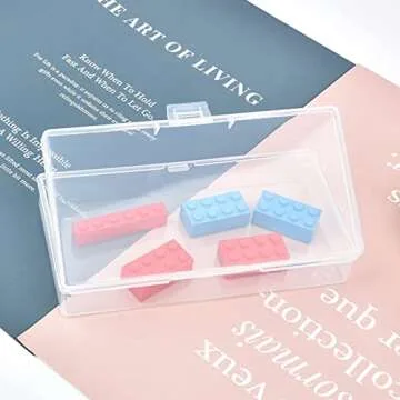 Thintinick Clear Storage Containers - 12 Pack for Crafts