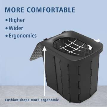 Hapoon Portable Toilet - Ultimate Comfort for Camping