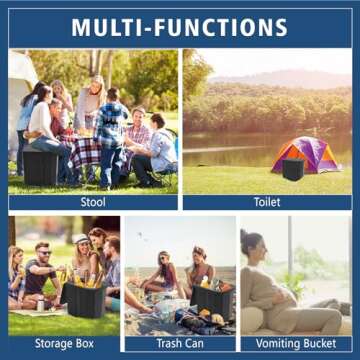 Hapoon Portable Toilet - Ultimate Comfort for Camping