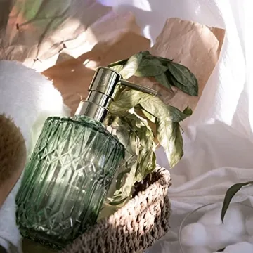 Clear Glass Soap Dispenser with Stylish ABS Pump - EMPO