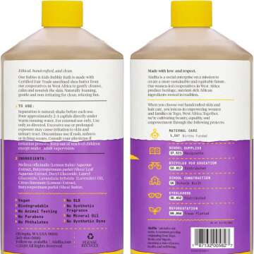 Alaffia Kids Bubble Bath – Vegan & Plant-Based 32 Fl Oz