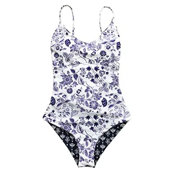 CUPSHE Light Up The Night Reversible One-Piece Swimsuit