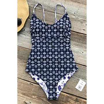 CUPSHE Light Up The Night Reversible One-Piece Swimsuit