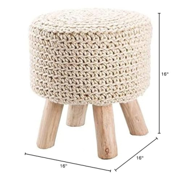 Jaipur Montana Stool - Handwoven Accent Furniture