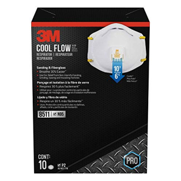 3M Sanding and Fiberglass Valved Respirator 8511