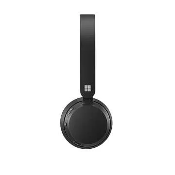 Microsoft Modern - Wireless Headset,Comfortable Stereo Headphones with Noise-Cancelling Microphone, USB-A dongle, On-Ear Controls, PC/Mac - Certified for Microsoft Teams,Black