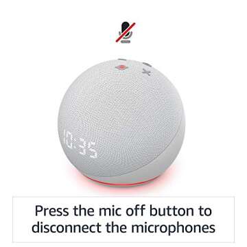 Echo Dot with Clock & Sengled Color Bulb Smart Kit