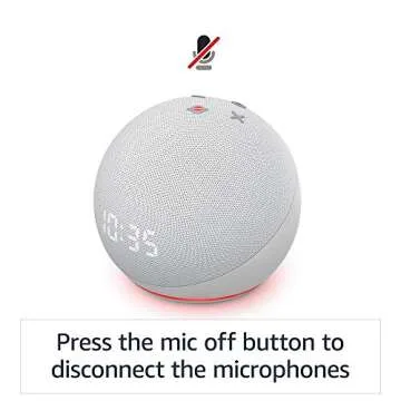 Echo Dot with Clock & Sengled Color Bulb Smart Kit