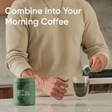 Organic MCT Oil Powder for Keto Vegan Brain Fuel Energy