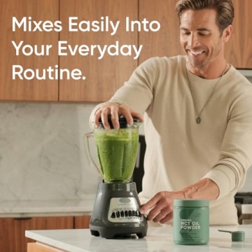 Organic MCT Oil Powder for Keto Vegan Brain Fuel Energy