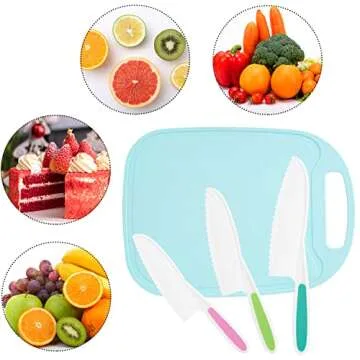 DIKAKO Kids Knife Set - Safe Cooking Tools for Children