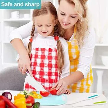 DIKAKO Kids Knife Set - Safe Cooking Tools for Children