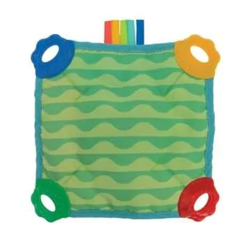 Nuby Teething Blankie - Colorful & Engaging for Babies