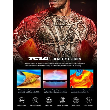 TSLA Men's Thermal Compression Shirt for Ultimate Warmth