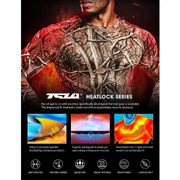 TSLA Men's Thermal Compression Shirt for Ultimate Warmth