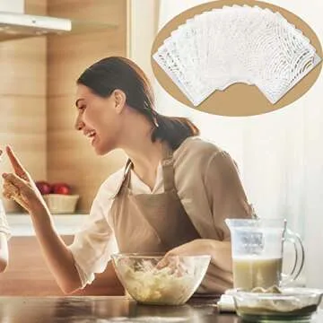 30 Pieces Cookie Stencil 5.1 x 5.5 Inch Cakes Baking Templates Floral Leaf Cake Stencil for DIY Craft Wedding Birthday Party