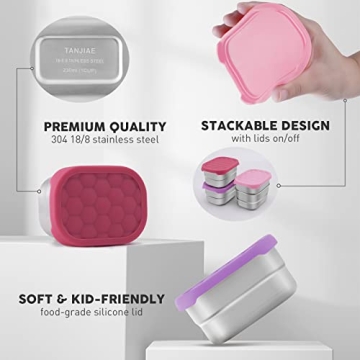 Eco-Friendly Stainless Steel Snack Containers for Kids