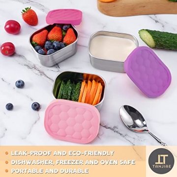 Eco-Friendly Stainless Steel Snack Containers for Kids