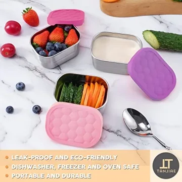 Eco-Friendly Stainless Steel Snack Containers for Kids