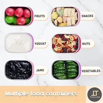 Eco-Friendly Stainless Steel Snack Containers for Kids
