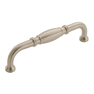 Amerock | Cabinet Pull | Satin Nickel | 5-1/16 inch (128 mm) Center to Center | Granby | 1 Pack | Dr...