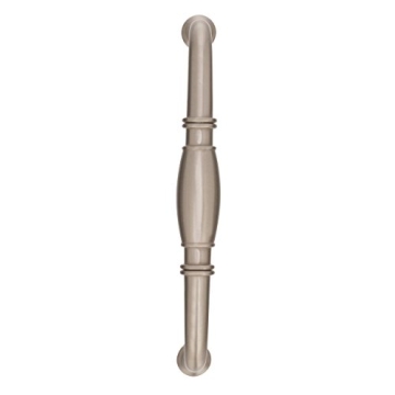 Amerock | Cabinet Pull | Satin Nickel | 5-1/16 inch (128 mm) Center to Center | Granby | 1 Pack | Drawer Pull | Drawer Handle | Cabinet Hardware