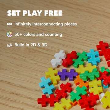 PLUS PLUS 70 Piece STEM Building Blocks for Kids