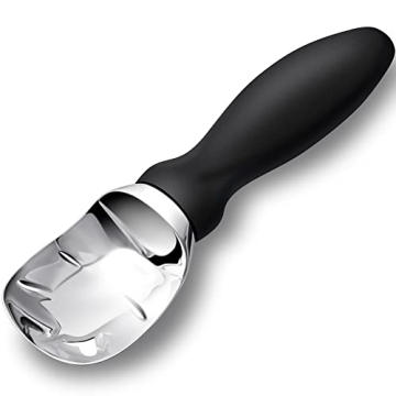 Rainspire Heavy Duty Ice Cream Scoop - Elegant Stainless Steel Design for Effortless Scooping