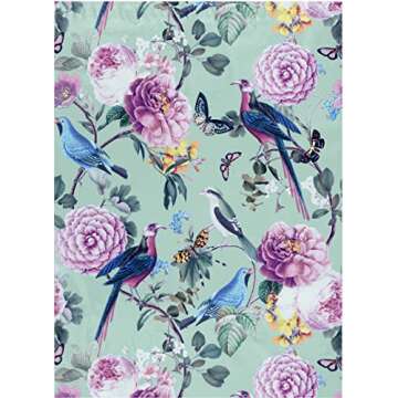 BTTA Designer Mailers 100 Pack 10X13 Birds Flowers Butterflies Poly Mailers Shipping Envelopes Bags