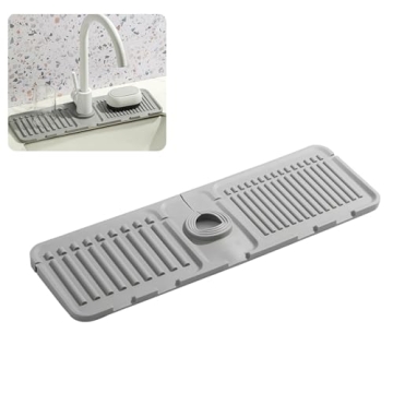 Faucet Mat for Kitchen Sink - Premium Silicone Splash Guard 2024
