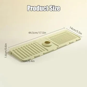 Premium Silicone Faucet Mat for Kitchen 2024
