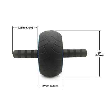 MOB Athletics Ab Roller Wheel Kit - Ab Roller with Speed Jump Rope and Free Knee Pad - Pro Core Training Workout for Men and Women - Home Gym Equipment for Abdominal Exercise